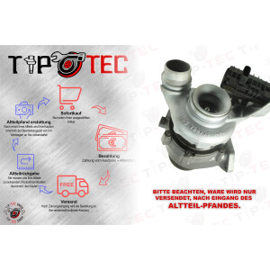 Neu Turbolader 1165724779 49335-19400 BMW 120d 220d 320d 420