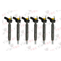 6x Einspritzdüse injektor 0445116026 A6420701387 Mercedes Benz OM642 Motor V6 C E GL GLK M R S CLS 350 CDI