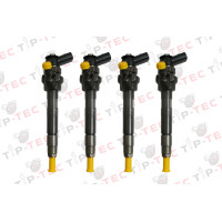4x Einspritzdüse Injektor 0445110401 0445110600 BMW Mini N47 Motor 13537798446