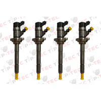 4x Injektor Einspritzdüse Bosch 0445110239 Citroen Fiat Ford Peugeot 3M5Q 9F593HB