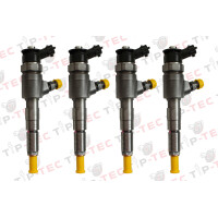4x Injektor Injector Einspritzdüse Bosch 0445110252 96565889 Citroen Peugeot HDI