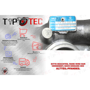 Neu Turbolader 038253056K 54399700081 AUDI FORD SEAT SKODA V