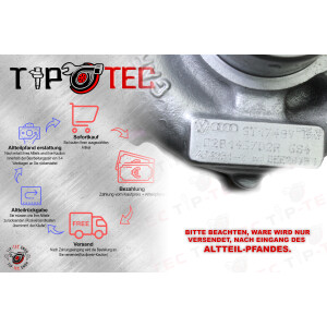 Neu Turbolader 028145702R 454251-2 VW Audi A4 Skoda 1.9 TDI 