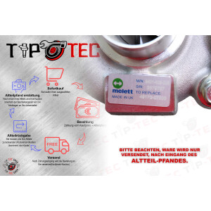 Neu Turbolader  9401-402-004 Citroen Berlingo 1.6HDi 49173-0