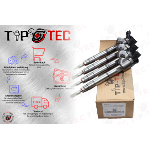 4 x Einspritzdüse Injektor 0445110657 passend für 