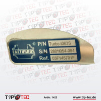 Neu Turbolader I063S 03F145701F 5