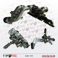 Neu Bi-Turbolader VW T5 Crafter Multivan 2.0 BiTD 03L145715D